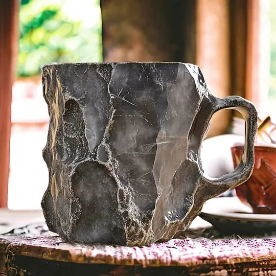 Royallure Elegant Crystal Agate Coffee Cup – Unique Handcrafted Mug for Luxury Sipping