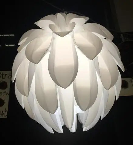 RoyaleGlow Modern DIY Puzzle Lamp Shade - Creative Ceiling Light Design - 45cmsg