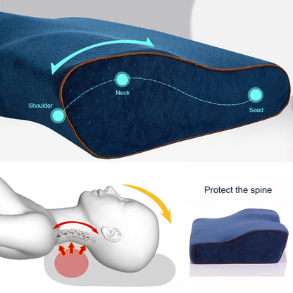 Royaleva Hybrid Pillow - Neck Support for Back & Side Sleepers