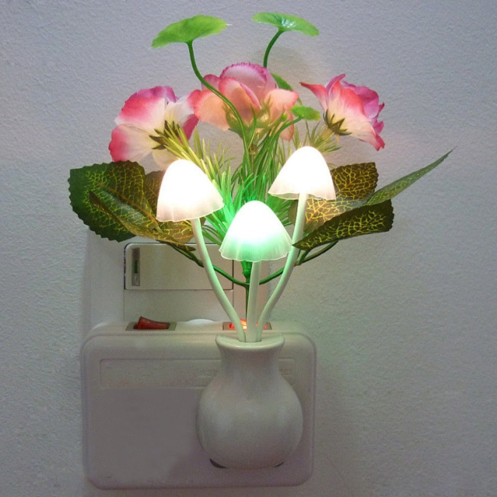 RoyaleGlow Mushroom Dream Light Lamp - 8 Color Changing LED Night Light