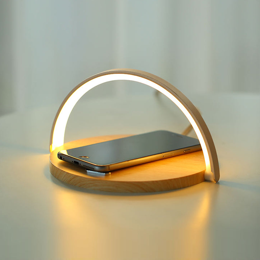 Royallure Premium Wireless Charger Table Lamp - 10W Fast Charging & Touch Control