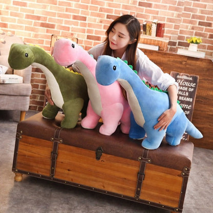 Royaleva Giant Cuddle Plush Diplodocus Dinosaur - Soft & Cozy Prehistoric Friend - Small / Blue