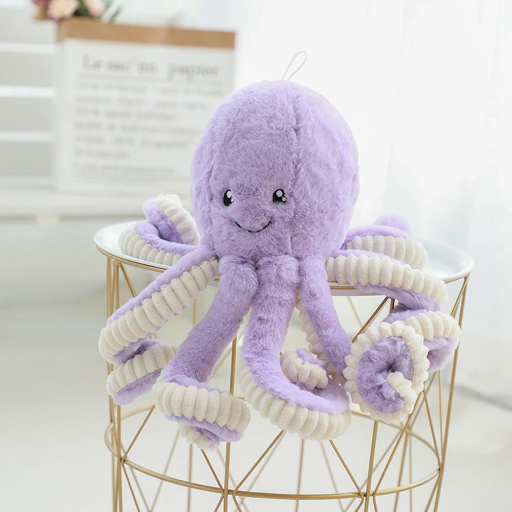 Children’s Cuddle Octopus Plush Toy – Soft & Huggable for All Ages - Small / Purple