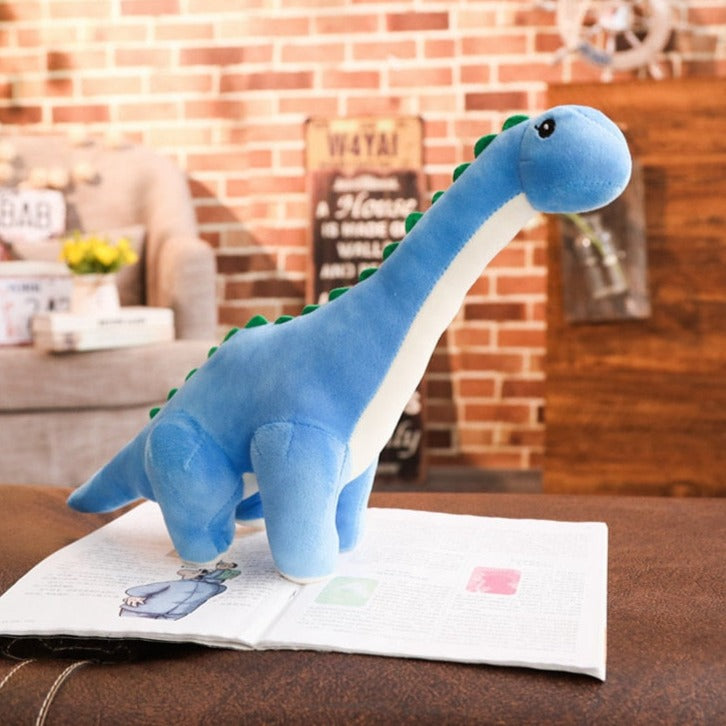 Royaleva Giant Cuddle Plush Diplodocus Dinosaur - Soft & Cozy Prehistoric Friend - Small / Blue