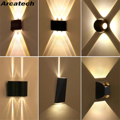 Royaleva Waterproof LED Wall Light - Modern Up & Down Dual-Head Design - Default Title