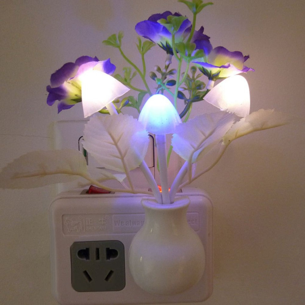 RoyaleGlow Mushroom Dream Light Lamp - 8 Color Changing LED Night Light