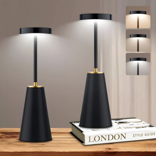 Royallure Wireless Luxury Table Lamp - Modern Ambiance for Every Room - Black