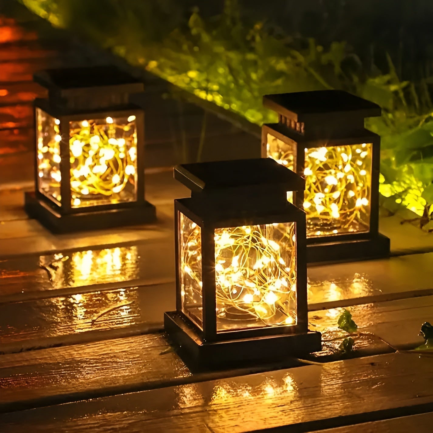 Royallure Magic Lantern - Solar-Powered Dual Panel Light Bulbs for Outdoor Use