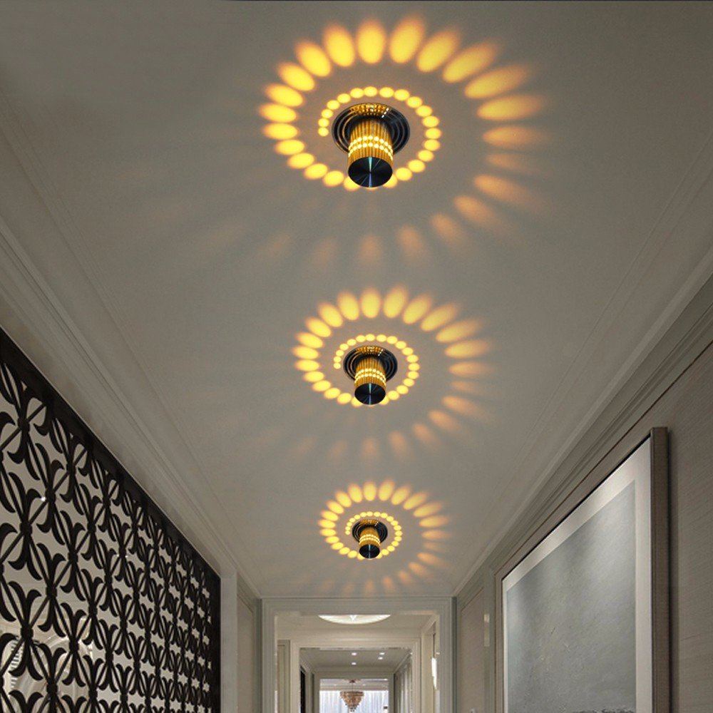 Luxora Spiral Light – Modern LED Wall & Ceiling Light with 7 Color Options - Cold white