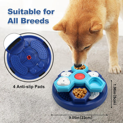 Furora Interactive Slow Feeder Bowl for Dogs - Healthy Eating, IQ Training, and Easy Clean Design