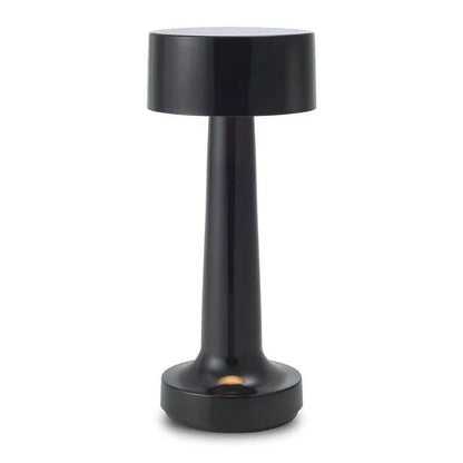 Metal cordless LED table lamp with touch control