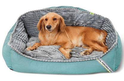 Pawelux All-Season Hypoallergenic Thick Dog Bed - Soft, Warm & Machine Washable