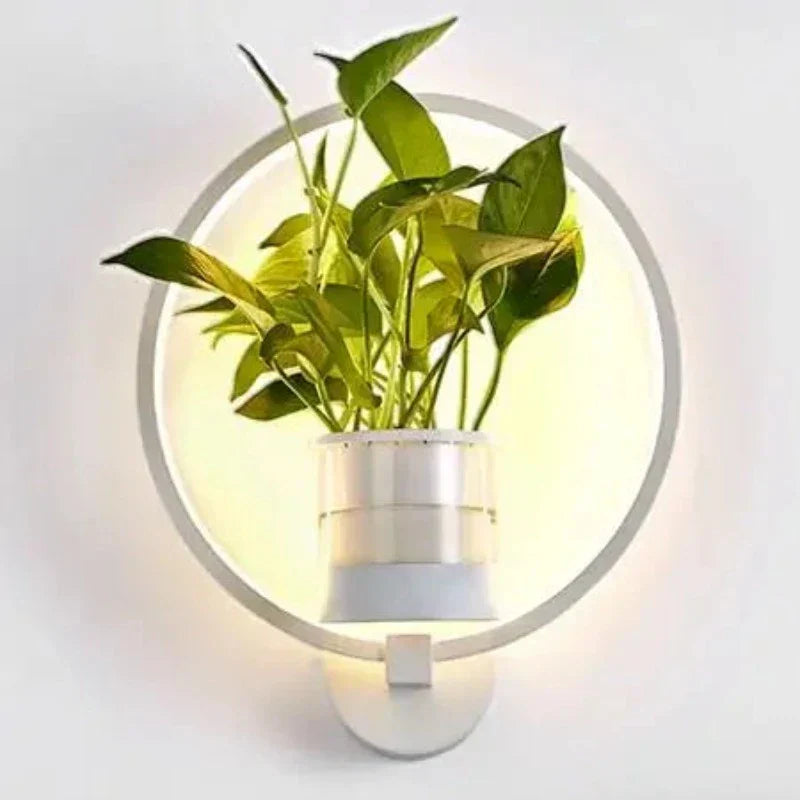 Lumora Plant Wall Lamp - Stylish Lighting with Natural Greenery