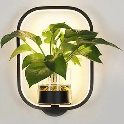 Lumora Plant Wall Lamp - Stylish Lighting with Natural Greenery