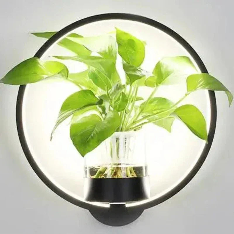 Lumora Plant Wall Lamp - Stylish Lighting with Natural Greenery