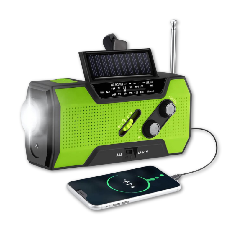 Rayvia All-In-One Emergency Radio With Phone Charger