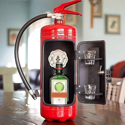 Rayvia Handcrafted Mini Bar From Real Fire Extinguisher