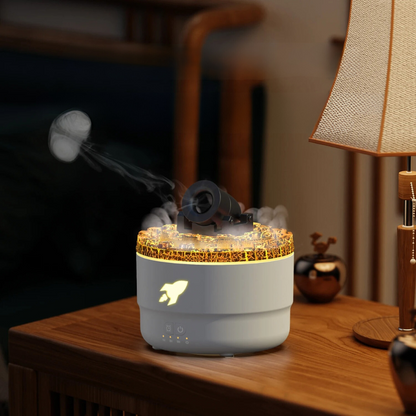 Rayvia Simulated Flame Aroma Humidifier for Home