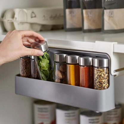 Rayvia Pull-Out Spice Organizer for Easy Kitchen Storage