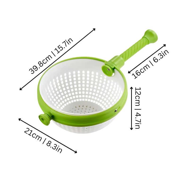 Rayvia Quick Dry Salad Spinner for Easy Meal Prep