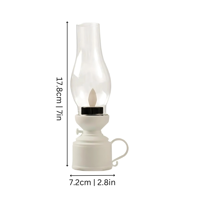 Rayvia Vintage LED Candle for Cozy Ambience Set