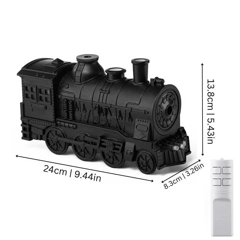 Rayvia Retro Train Humidifier with Aromatherapy Lights