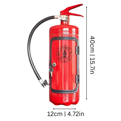 Rayvia Handcrafted Mini Bar From Real Fire Extinguisher