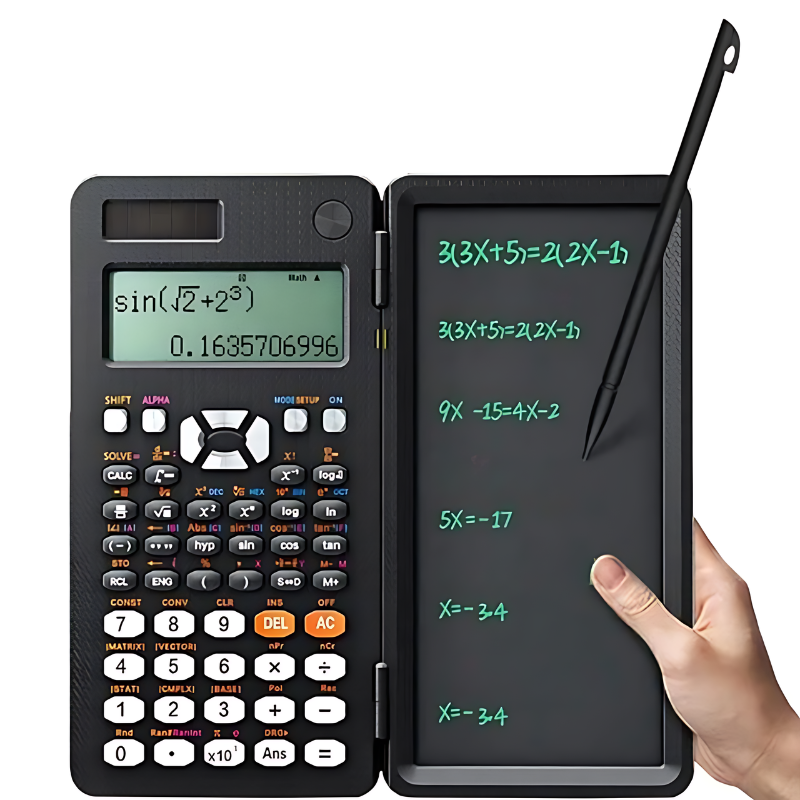 Rayvia Multifunctional Scientific Calculator With Notepad