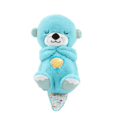 Royallure Soothing Breathing Otter Plush for Babies - Calming Sleep Companion with Gentle Sounds and Lights