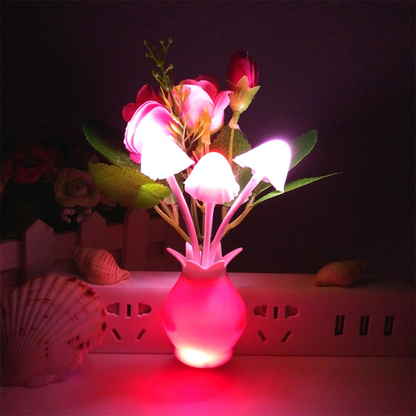 RoyaleGlow Mushroom Dream Light Lamp - 8 Color Changing LED Night Light