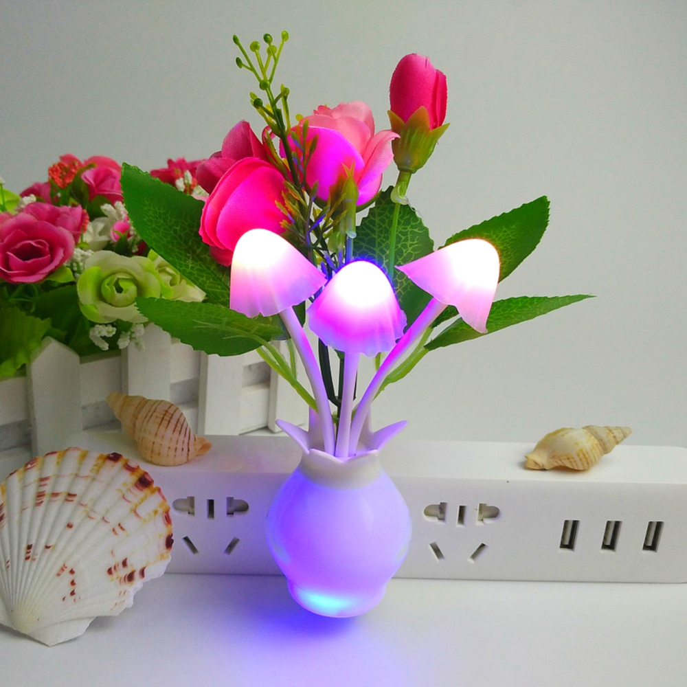 RoyaleGlow Mushroom Dream Light Lamp - 8 Color Changing LED Night Light