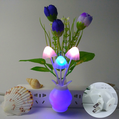 RoyaleGlow Mushroom Dream Light Lamp - 8 Color Changing LED Night Light