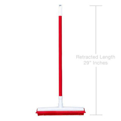 Royaleva Pet Hair Removal Broom – Telescopic Handle, Bristle Technology & Rubber Squeegee