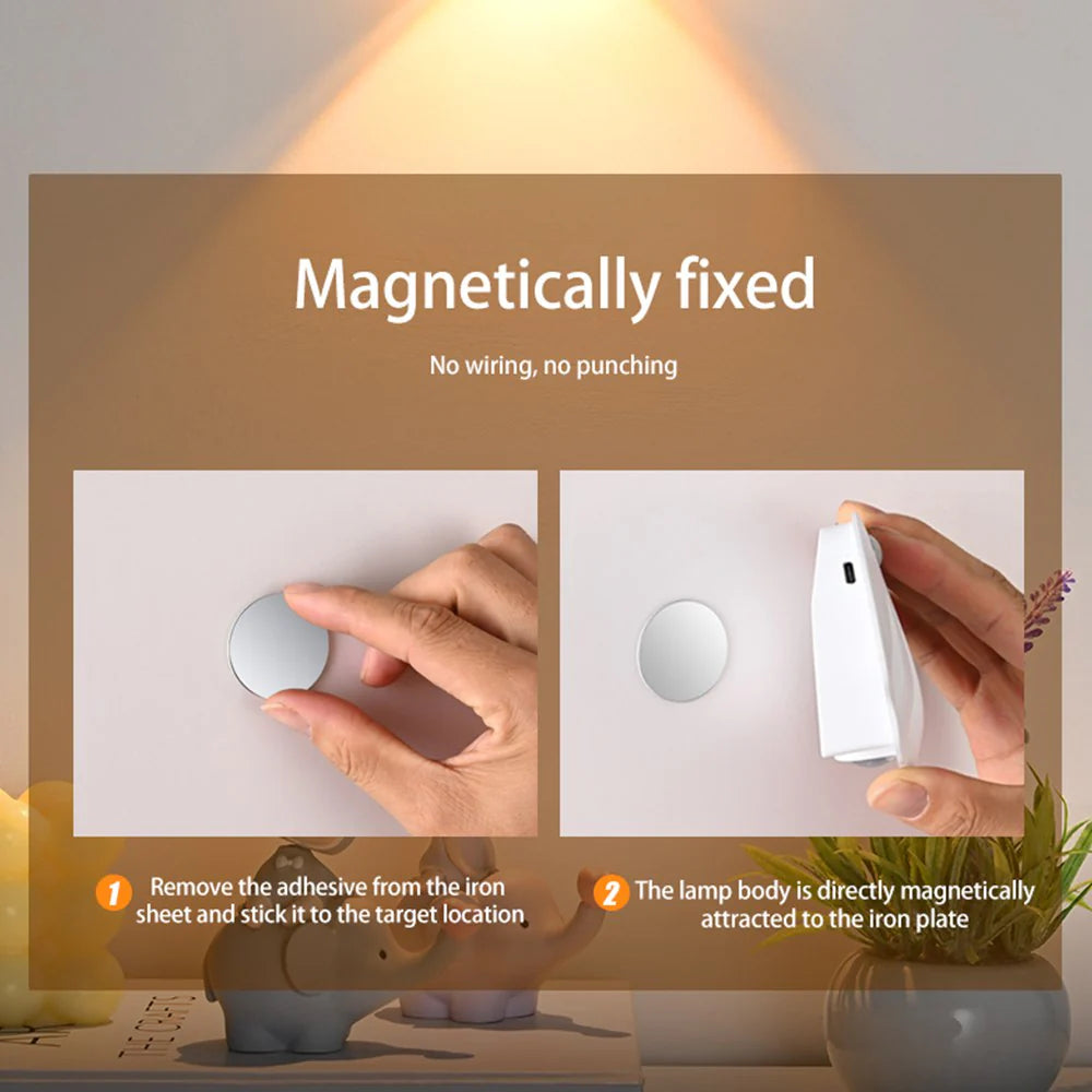 Shell Motion Light - Smart Sensor LED Night Light for Home Safety and Convenience