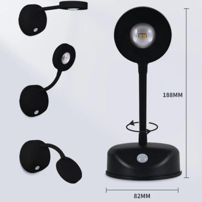 Motion Spotlight - Wireless, Motion-Activated LED Light with 360° Rotation