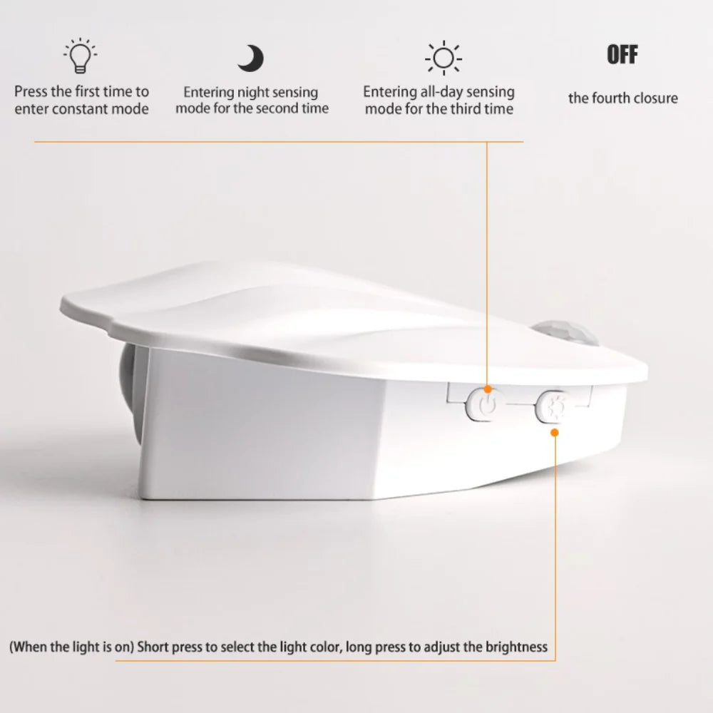 Shell Motion Light - Smart Sensor LED Night Light for Home Safety and Convenience