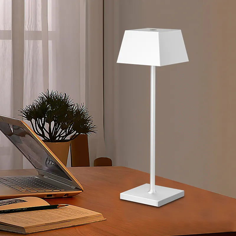 LumaLite Cordless LED Table Lamp – Minimalist Rechargeable Design with Touch Control