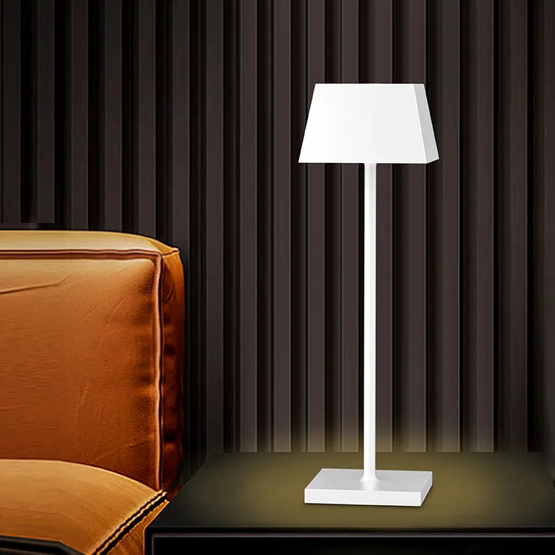 LumaLite Cordless LED Table Lamp – Minimalist Rechargeable Design with Touch Control