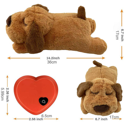 Heartbeat Puppy Toy – Plush Comfort for Dog Anxiety & Better Sleep