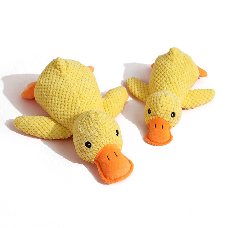 Furora Quack-Quack Calming Duck Dog Toy - Durable, Interactive Plush for All Breeds