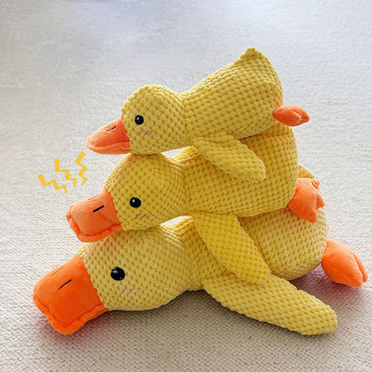 Furora Quack-Quack Calming Duck Dog Toy - Durable, Interactive Plush for All Breeds