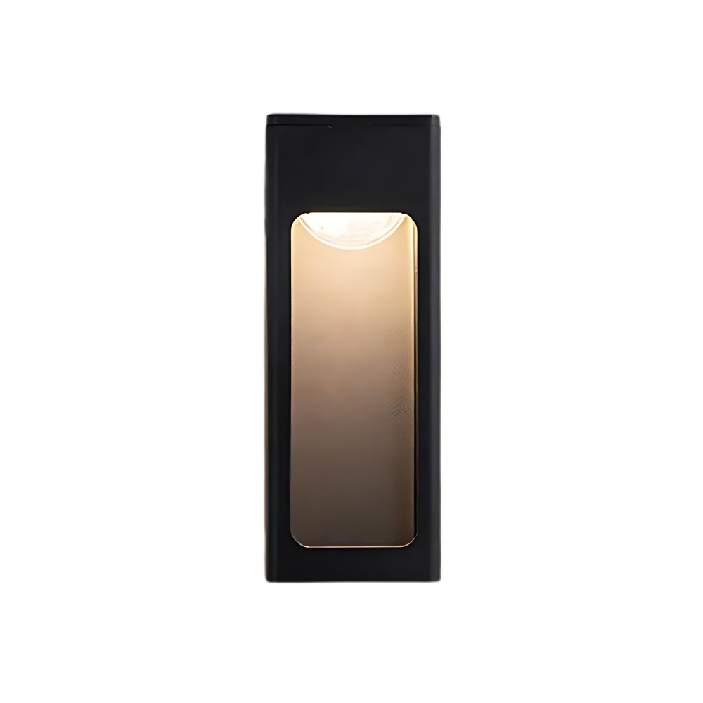 Classic black metal motion sensor wall lamp, perfect for indoor and outdoor settings, with a timeless design and hands-free activation.