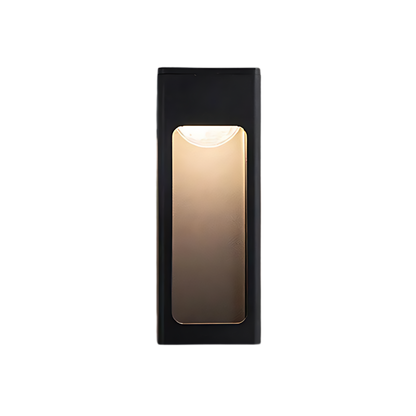 Classic black metal motion sensor wall lamp, perfect for indoor and outdoor settings, with a timeless design and hands-free activation.