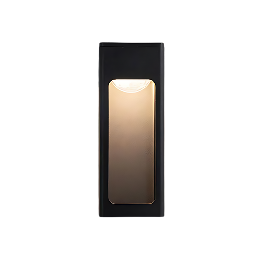 Classic black metal motion sensor wall lamp, perfect for indoor and outdoor settings, with a timeless design and hands-free activation.