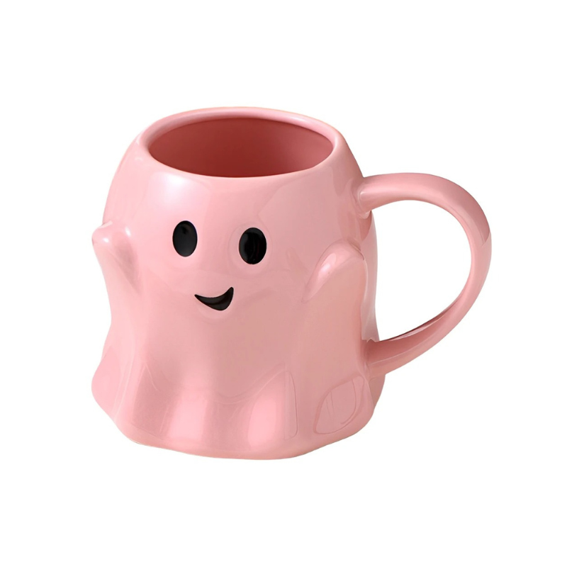 Rayvia Whimsical Halloween Mug Cute Ghost Design 14oz