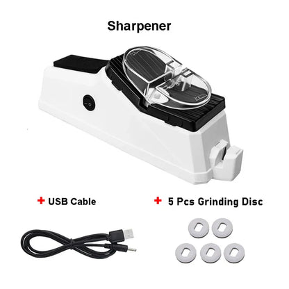 Royallure Precision USB Knife Sharpener - Effortless & Safe Blade Revitalizer