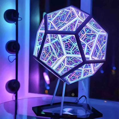 Royaleva Cosmosphere 3D LED Geometric Lamp – Sci-Fi Lighting