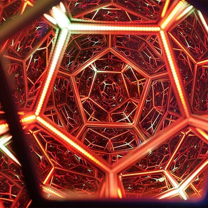 Royaleva Cosmosphere 3D LED Geometric Lamp – Sci-Fi Lighting