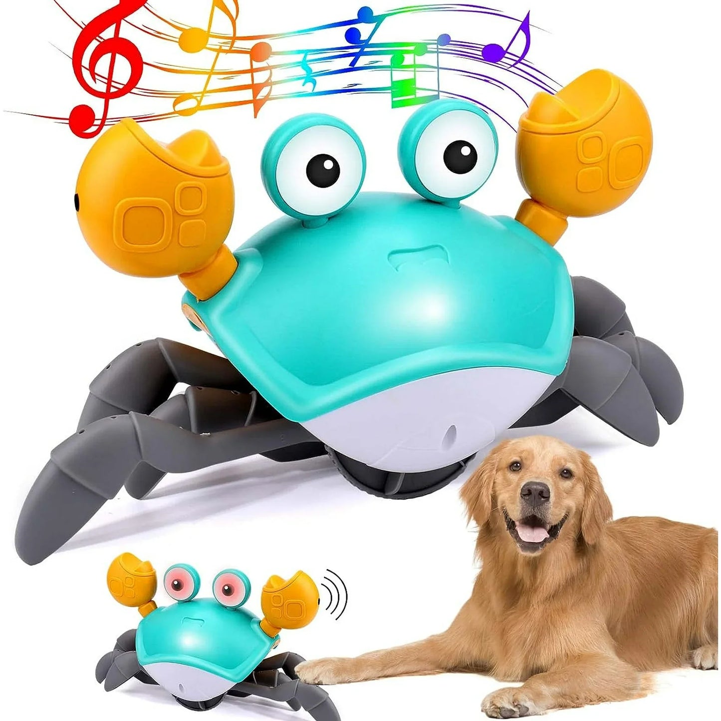 Pawellure Interactive Crawling Crab Dog Toy - Engaging & Fun Pet Activity for All Breeds