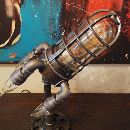 Royallure Steampunk Rocket Table Lamp